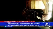 SJL: balean dos veces en menos de un mes casa de emprendedor de ropa