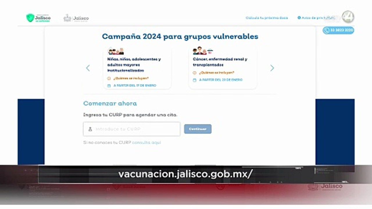Lista la plataforma para el registro de vacunación contra Covid19