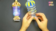 Lanterns from used plastic bottles | DIY lantern from a plastic bottle