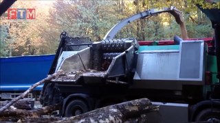 Amazing Wood Chipper Machines Working, Fastest Monster Stump Removal Excavator