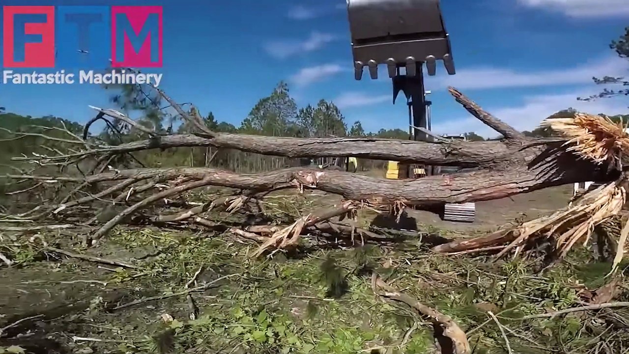 Extreme Dangerous Wood Chipper Machines Technol...