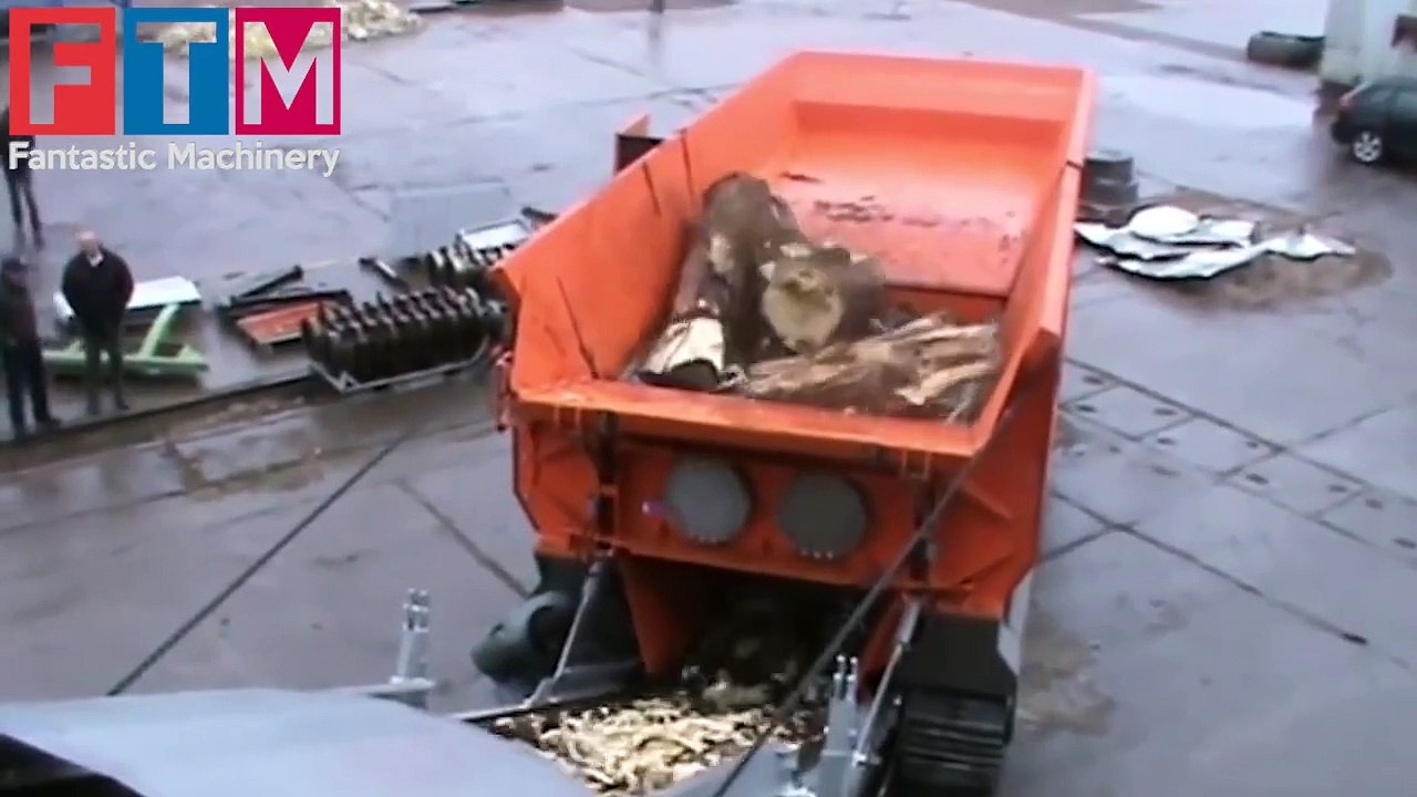 Incredible Dangerous Big Wood Destroy Machines Working, Dangerous