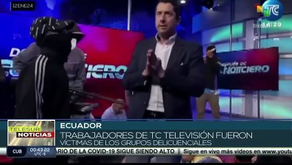 Ecuador: Crecen sospechas sobre veracidad de ataque a canal de televisión
