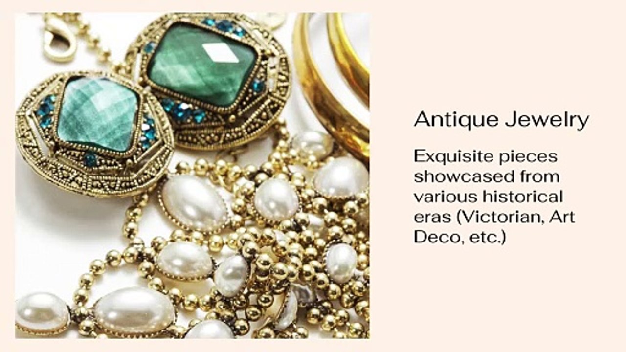 Antique Jewelry Collection