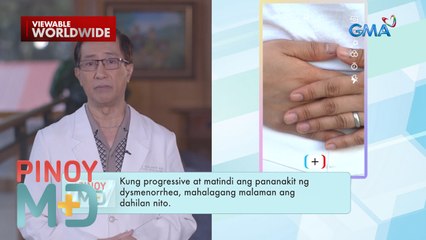 Ano ang home remedy para sa dysmenorrhea? | Pinoy MD