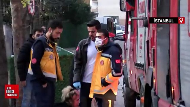 İstanbul'da evlerinin yanışını gözyaşları içinde izlediler