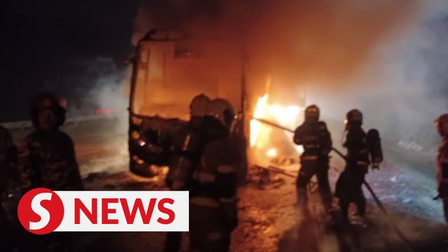 Indian tourist killed, two others seriously hurt in fiery bus crash on NSE