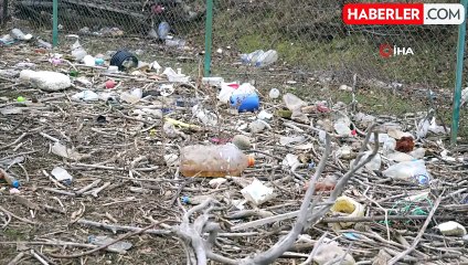 Yıllardır baraja atılan çöpler nedeniyle başları dertte