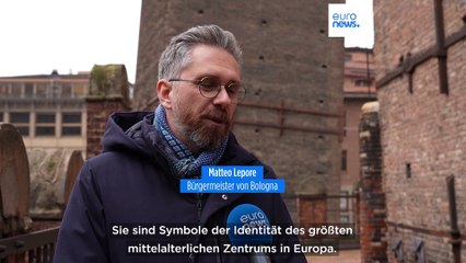 Schiefer als Pisa: In Bologna droht der Garisenda-Turm einzustürzen