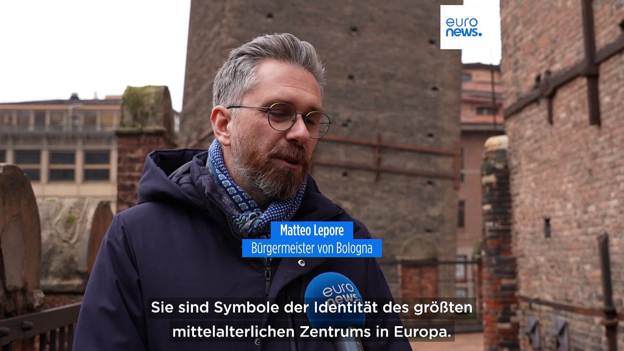 Schiefer als Pisa: In Bologna droht der Garisenda-Turm einzustürzen