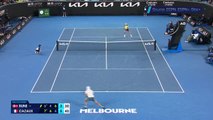 Australian Open Shot of the Day: Cazaux fires backhand past Rune to win match
