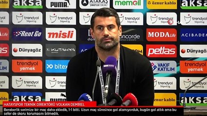 Volkan Demirel: Beraberlik serimize bir maç daha ekledik