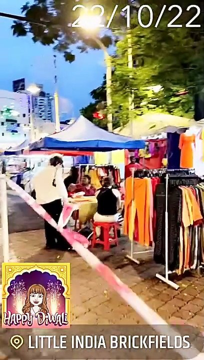 Deepavali — Hindu Festival of Light celebrated by Indian Malaysian at Little India, Kuala Lumpur, MY