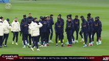 Replay  :  L'entraînement au Campus PSG avant RC Lens - Paris Saint-Germain