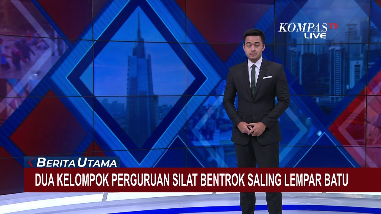 Ricuh! Dua Kelompok Perguruan Silat di Tulungagung Saling Serang Lempar Batu