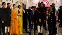 Ira Nupur Grand Reception: Aamir Khan Black Sherwani Look, Tension में दिखें..FULL VIDEO
