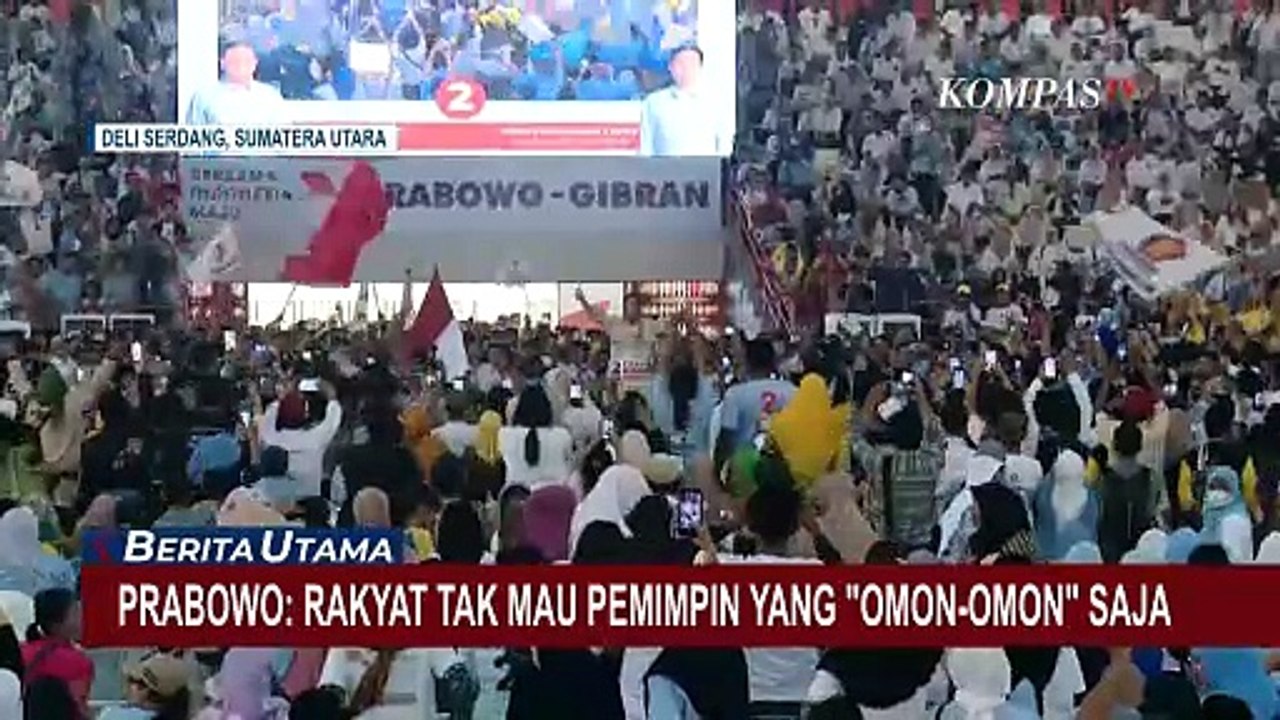 Kampanye di Deli Serdag, Prabowo Kembali Bahas Soal Pemimpin Omon-Omon Saja!