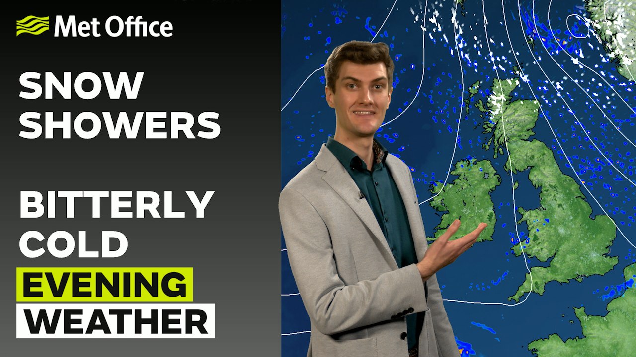 Met Office Evening Weather Forecast 13/01/24 - Colder, with snow in northern Scotland