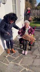 Francine Leroux a célébré son centième anniversaire avec la musique d'un bagad