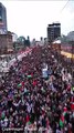 نشر فيديو عن مظاهرة مليونية في المملكة للتضامن مع غزة