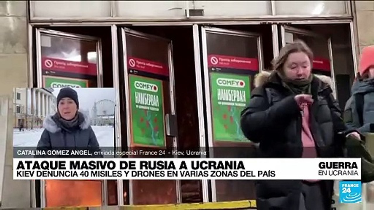 Informe desde Kiev: Ucrania denunció un nuevo ataque aéreo de Rusia con 40 misiles y drones