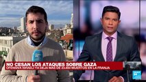 Informe desde Jerusalén: 135 palestinos murieron en Gaza durante bombardeos israelíes en 24 horas
