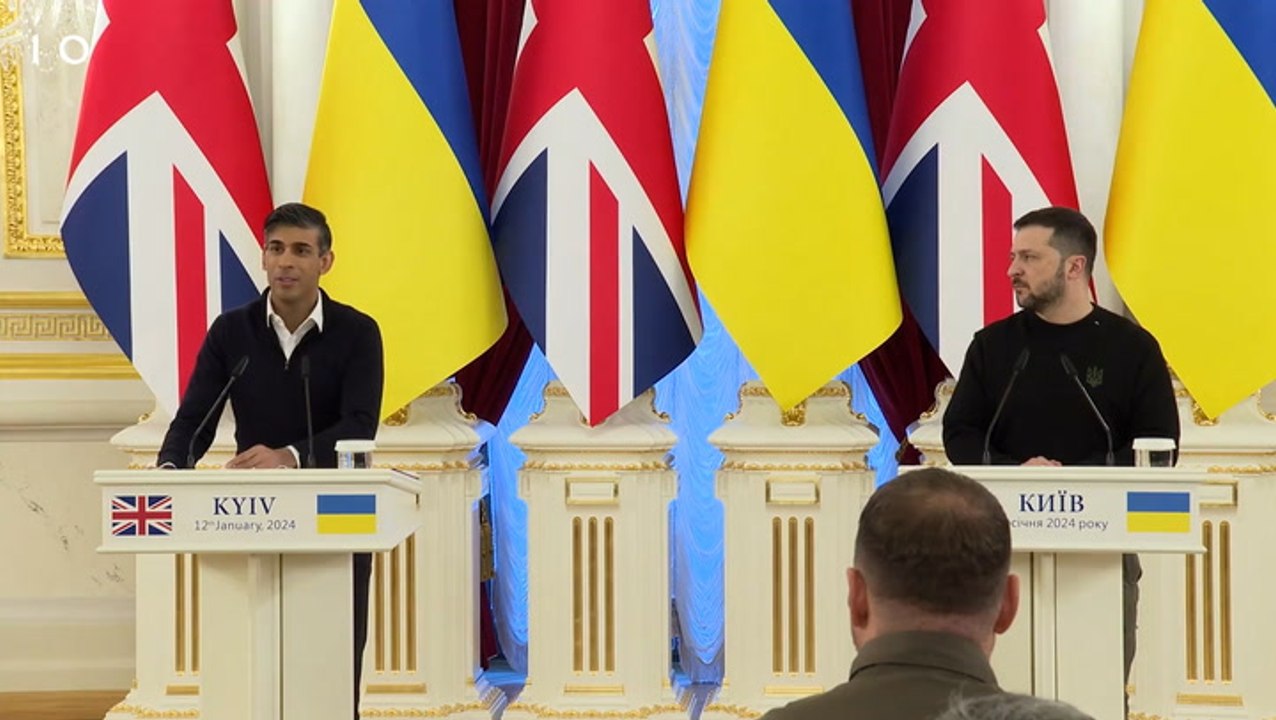 Rishi Sunak shares Ukraine trip highlights reel as he vows to ‘stand’ with them for ‘as long as it takes’