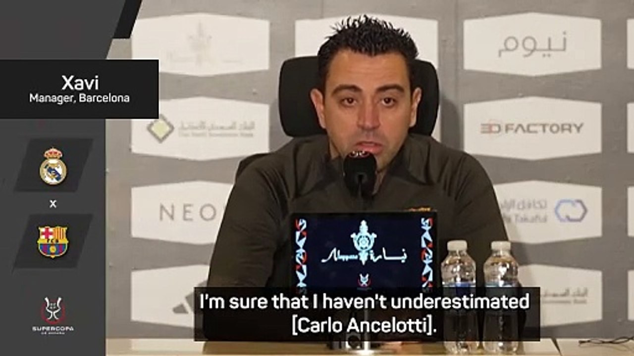 Ancelotti is one of the management GOATs - Xavi