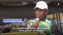 South Africa's Ramaphosa condemns Israel's 'genocide' of Palestinians