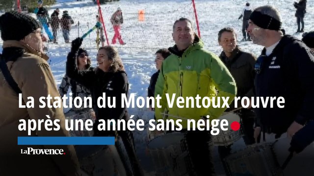 Après une année sans neige en 2023, la station de ski du Ventoux ouvre ce week-end