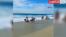 Alanya'da Denizde Boğulma Tehlikesi Geçiren Turist Kurtarıldı