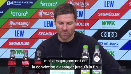 17e j. - Xabi Alonso : "Les garçons ont eu la conviction d'essayer jusqu'à la fin"