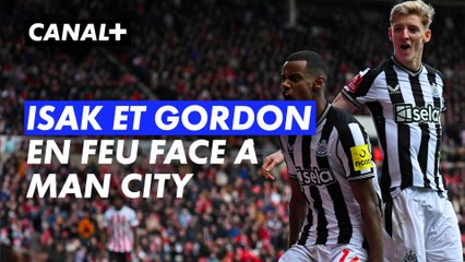 Les 2 buts de Newcastle en 3 minutes face à Manchester City - Premier League 2023-24 (J21)
