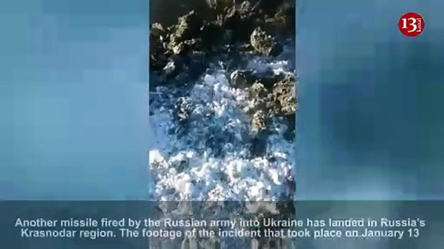 Missile fired by Russians to Ukraine lands on Russian territory -Residents show area hit by missile