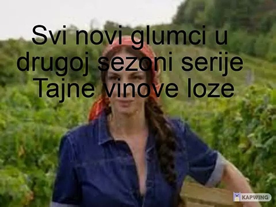 Tajne vinove loze sezona 2 (domaca serija 2021) - svi novi glumci u seriji