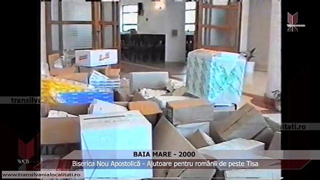 BAIA MARE 2000 - Biserica Nou Apostolică - Ajutoare pentru românii de peste Tisa