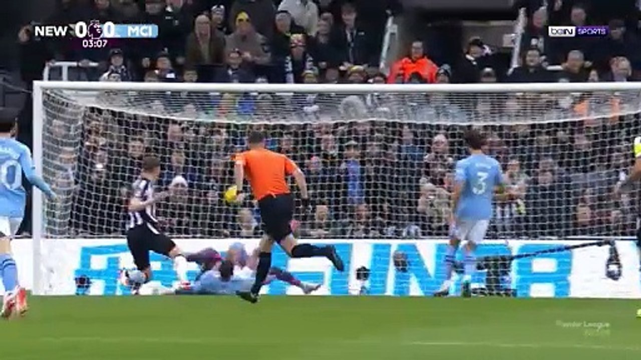 أهداف مباراة نيوكاسل 2 ✘ 3 مانشستر سيتي في الدوري الإنجليزي الجولة 21