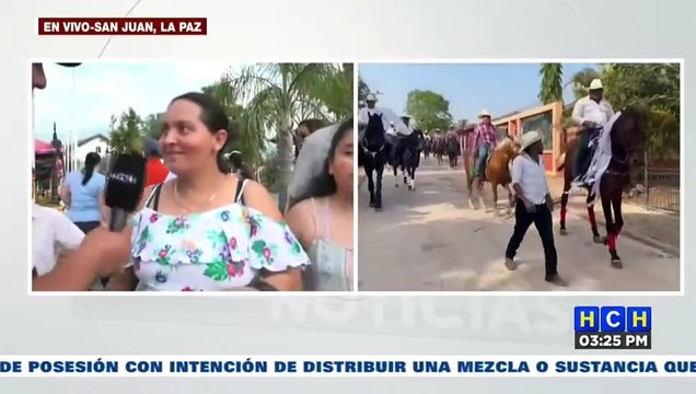 Tremendo ambiente y hermosos ejemplares en el desfile hípico de San Juan, La Paz