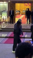 هاني رمزي يظهر بعزاء والدة لطيفة بلوك مسلسله الجديد " بدون مقابل"