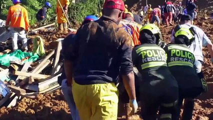 Más de 30 fallecidos dejó un alud de tierra en noroeste de Colombia