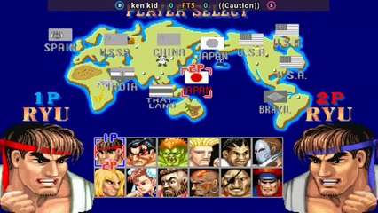 ken kid Vs ((Caution)) - Street Fighter II' Champion Edition - FT5