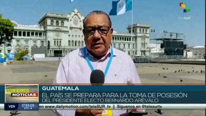 Toma de posesión de Bernardo Arévalo