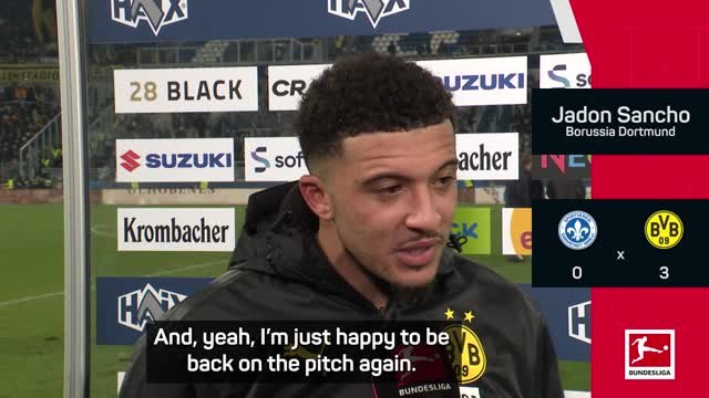 Sancho 'feels at home' in Dortmund