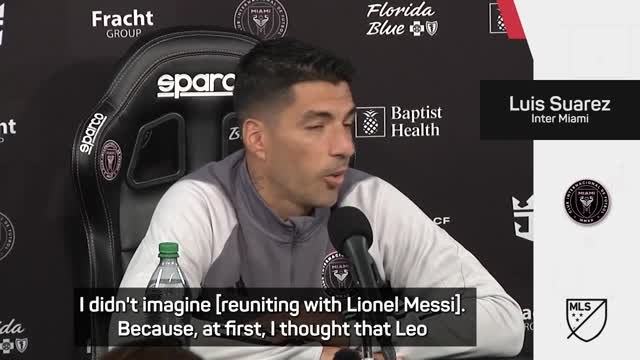 Suarez 'never imagined' he would play with Messi again