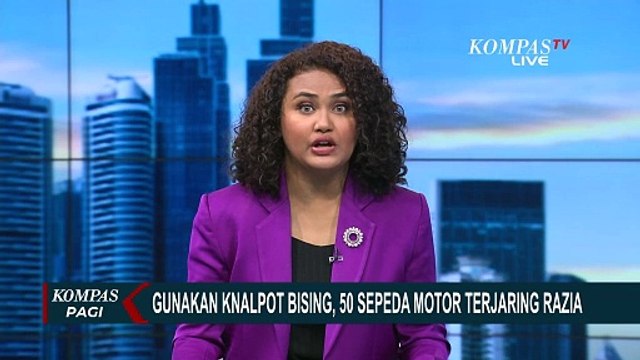 Gunakan Knalpot Bising, 50 Motor Terjaring Razia saat Menuju Puncak Bogor