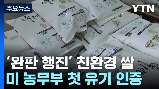 '완판 행진' 친환경 쌀, 미 농무부 첫 '유기 인증' / YTN
