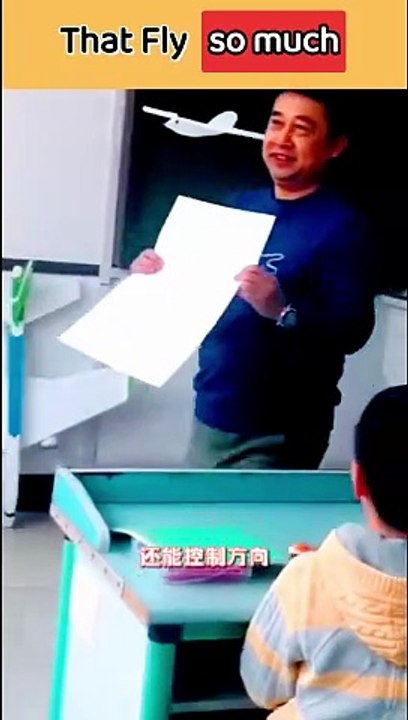 The Secret of the Magic Paper Plane || Amazing Paper Craft #shorts