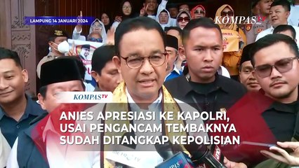 Anies Apresiasi ke Kapolri, Usai Pengancam Tembaknya Sudah Ditangkap Kepolisian