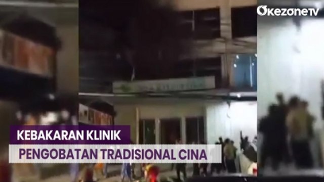 Kebakaran Melanda Klinik Pengobatan Tradisional Cina di Jakarta Utara