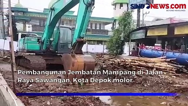 Pengerjaan Proyek Jembatan Mampang di Depok Molor, Ini Alasannya